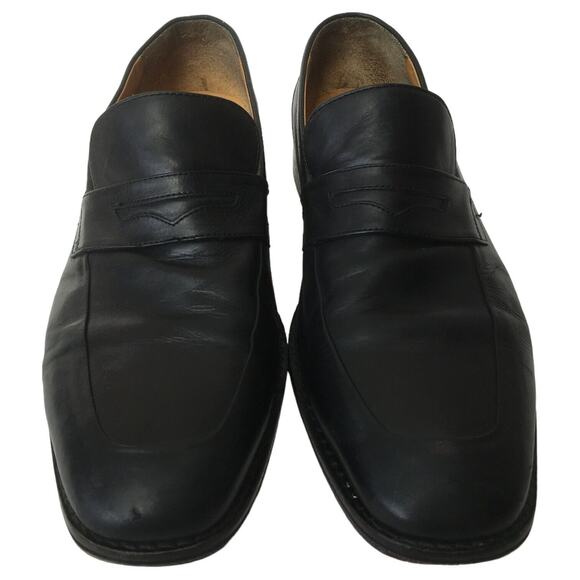 Cole Haan Dress Shoes Mens 11.5 M Leather Martino Penny Loafers Toe Black main image 5
